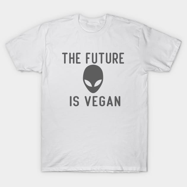 The Future Is Vegan T Shirt, Powered by Plants Shirt Gift for Vegetarian, Plant Based Shirt, Friends Not Food Clothing T-Shirt by Linna-Rose